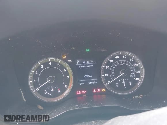 ✅ 2020 Hyundai Venue SEL • VIN: KMHRC8A32LU047674 • Lot: 41678239. Listed on IAAI with 56,061 mi. Free auction sales archive from the USA and detailed vehicle history report at DreamBid. Image 7.