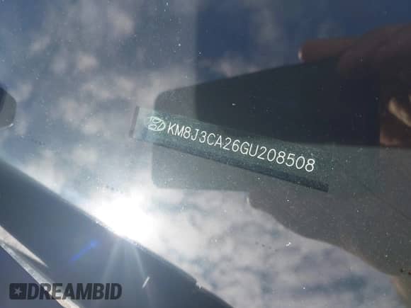 2016 Hyundai Tucson Sport with VIN KM8J3CA26GU208508, listed as a IAAI auction lot 42309929 with 92,406 mi miles and . Bid and sale history available at DreamBid. Image 9.