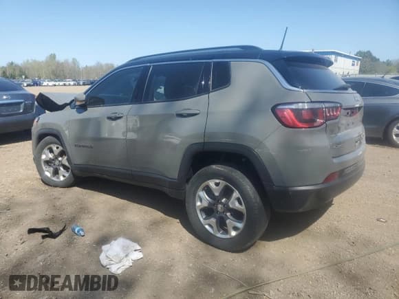 ✅ 2019 Jeep Compass Limited • VIN: 3C4NJDCB5KT693452 • Lot: 54512635. Listed on Copart with 95,973 mi. Free auction sales archive from the USA and detailed vehicle history report at DreamBid. Image 2.