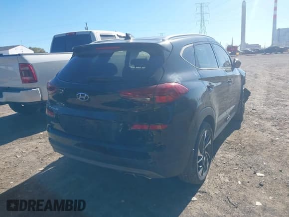 ✅ 2020 Hyundai Tucson Limited • VIN: KM8J33AL2LU148844 • Lot: 43501014. Listed on IAAI with 82,574 mi. Free auction sales archive from the USA and detailed vehicle history report at DreamBid. Image 4.