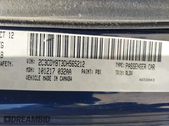 ✅ 2013 Dodge Challenger R/T Classic • VIN: 2C3CDYBT3DH565212 • Lot: 43191956. Wystawiony na IAAI z przebiegiem 196 472 mil. Bezpłatny archiwum sprzedaży aukcyjnych z USA i szczegółowy raport historii pojazdu na DreamBid. Zdjęcie 9.