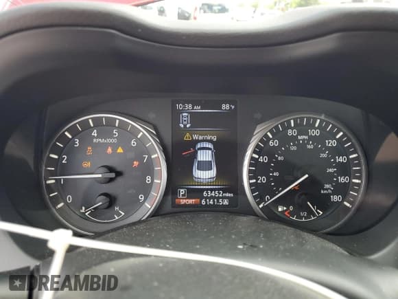 ✅ 2021 Infiniti Q60 Luxe • VIN: JN1EV7KL1MM470465 • Lot: 65456805. Listed on Copart with 63,452 mi. Free auction sales archive from the USA and detailed vehicle history report at DreamBid. Image 9.