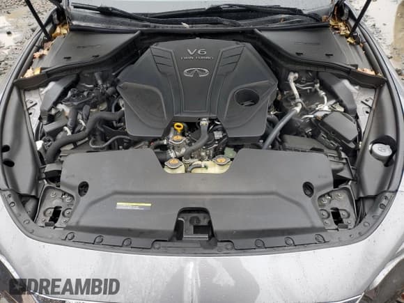 ✅ 2021 Infiniti Q60 Luxe • VIN: JN1EV7KL6MM470350 • Lot: 84838574. Listed on Copart with 27,374 mi. Free auction sales archive from the USA and detailed vehicle history report at DreamBid. Image 11.