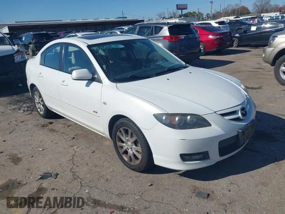 ✅ 2008 Mazda 3 S GT • VIN: JM1BK323581155208 • Lot: 41412766. Listed on IAAI with 161,827 mi. Free auction sales archive from the USA and detailed vehicle history report at DreamBid. Image 1.