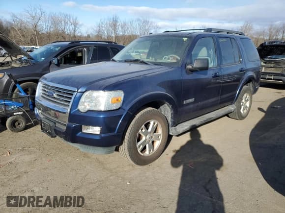 ✅ 2007 Ford Explorer XLT • VIN: 1FMEU73E87UB71524 • Lot: 88809485. Listed on Copart with 95,408 mi. Free auction sales archive from the USA and detailed vehicle history report at DreamBid. Image 1.