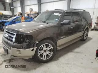 ✅ 2008 Ford Expedition Max Eddie Bauer • VIN: 1FMFK18578LA37238 • Lot: 88054465. Wystawiony na Copart z przebiegiem 173 674 mil. Bezpłatny archiwum sprzedaży aukcyjnych z USA i szczegółowy raport historii pojazdu na DreamBid. Zdjęcie 1.
