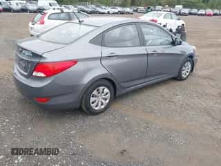 2015 Hyundai Accent GLS with VIN KMHCT4AE0FU902795, listed as a IAAI auction lot 43244191 with 169,681 mi miles and . Bid and sale history available at DreamBid. Image 4.