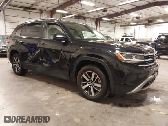 ✅ 2022 Volkswagen Atlas SE • VIN: 1V2LP2CAXNC548021 • Lot: 43422009. Listed on IAAI with 87,092 mi. Free auction sales archive from the USA and detailed vehicle history report at DreamBid. Image 1.