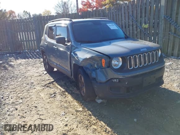 ✅ 2017 Jeep Renegade Sport • VIN: ZACCJAABXHPF62106 • Lot: 43614988. Wystawiony na IAAI z przebiegiem 111 019 mil. Bezpłatny archiwum sprzedaży aukcyjnych z USA i szczegółowy raport historii pojazdu na DreamBid. Zdjęcie 1.