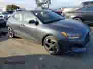 2019 Hyundai Veloster Turbo with VIN KMHTH6AB0KU009779, listed as a Copart auction lot 43198675 with 64,041 mi miles and Salvage title. Bid and sale history available at DreamBid. Image 4.