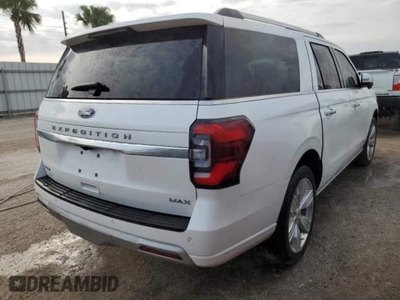 ✅ 2024 Ford Expedition Max Platinum • VIN: 1FMJK1M81REA23223 • Lot: 74358344. Listed on Copart with Not provided. Free auction sales archive from the USA and detailed vehicle history report at DreamBid. Image 3.