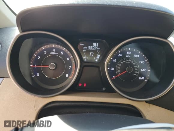 ✅ 2013 Hyundai Elantra GLS • VIN: 5NPDH4AE8DH210222 • Lot: 85916065. Listed on Copart with 162,095 mi. Free auction sales archive from the USA and detailed vehicle history report at DreamBid. Image 9.