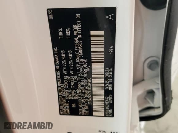 ✅ 2026 Lexus NX 350 • VIN: 2T2AGCEZXTC094886 • Lot: 91475625. Listed on Copart with 606 mi. Free auction sales archive from the USA and detailed vehicle history report at DreamBid. Image 13.