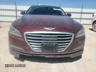 2015 Hyundai Genesis 5.0L z VIN KMHGN4JF4FU045739, wystawiony jako Copart lot #61482474 z przebiegiem 117 558 mil mil oraz Szkoda całkowita • Salvage title. Historia ofert i sprzedaży dostępna na DreamBid. Obrazek 5.