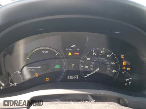 ✅ 2011 Lexus RX 450h • VIN: JTJBC1BA2B2043500 • Lot: 90199935. Listed on Copart with 236,443 mi. Free auction sales archive from the USA and detailed vehicle history report at DreamBid. Image 9.