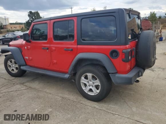 ✅ 2018 Jeep Wrangler Unlimited Sport S • VIN: 1C4HJXDN2JW204117 • Lot: 85501965. Wystawiony na Copart z przebiegiem 88 405 mil. Bezpłatny archiwum sprzedaży aukcyjnych z USA i szczegółowy raport historii pojazdu na DreamBid. Zdjęcie 2.