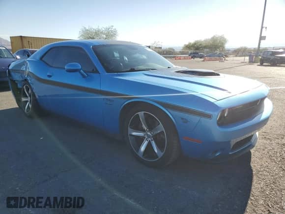 2015 Dodge Challenger R/T Plus with VIN 2C3CDZBT3FH910487, listed as a Copart auction lot 82005185 with 96,184 mi miles and Salvage title. Bid and sale history available at DreamBid. Image 4.