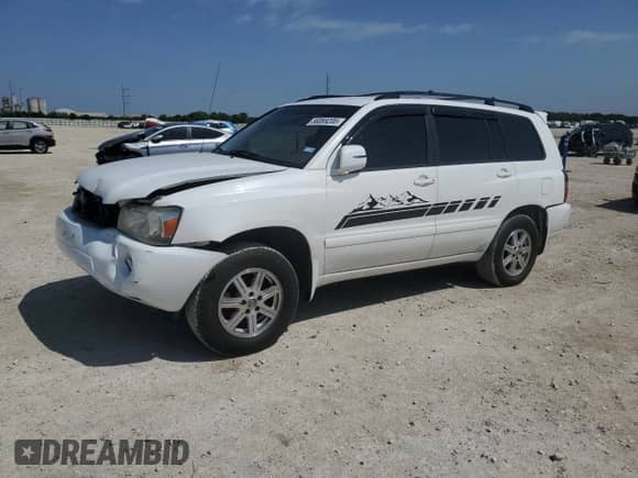 2007 Toyota Highlander w/3rd Row с VIN JTEDD21A870170461, выставлен на аукционе Copart как лот 56069205 с пробегом 172 709 миль миль и Списание • Salvage title. История ставок и продаж доступна на DreamBid. Изображение 1.