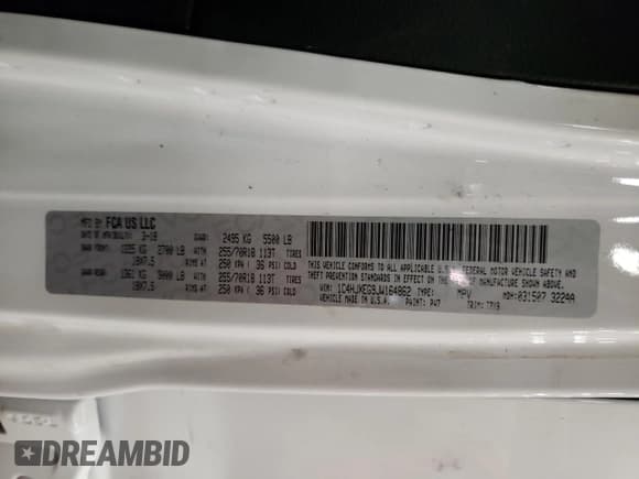 ✅ 2018 Jeep Wrangler Unlimited Sahara • VIN: 1C4HJXEG9JW164862 • Lot: 53991315. Listed on Copart with Not provided. Free auction sales archive from the USA and detailed vehicle history report at DreamBid. Image 13.