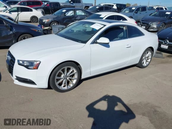 ✅ 2013 Audi A5 Premium Plus • VIN: WAULFAFR3DA047642 • Lot: 43494360. Listed on IAAI with 72,222 mi. Free auction sales archive from the USA and detailed vehicle history report at DreamBid. Image 2.