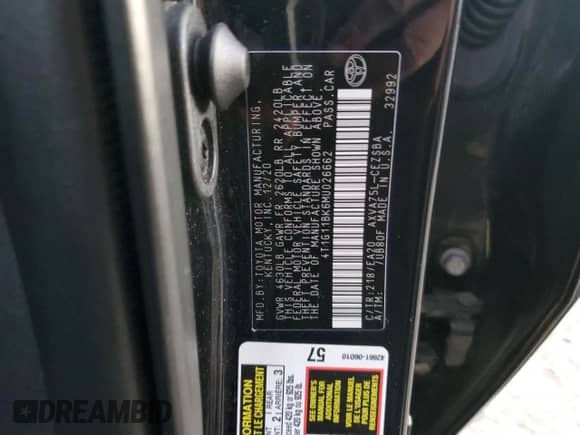 2021 Toyota Camry SE с VIN 4T1G11BK6MU026662, выставлен на аукционе Copart как лот 82410255 с пробегом 25 732 миль миль и Чистый • Clean title. История ставок и продаж доступна на DreamBid. Изображение 12.