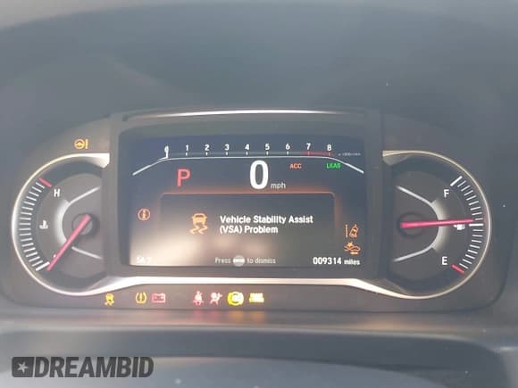 ✅ 2025 Honda Passport Black Edition • VIN: 5FNYF8H87SB006618 • Lot: 43617166. Listed on IAAI with 9,314 mi. Free auction sales archive from the USA and detailed vehicle history report at DreamBid. Image 7.