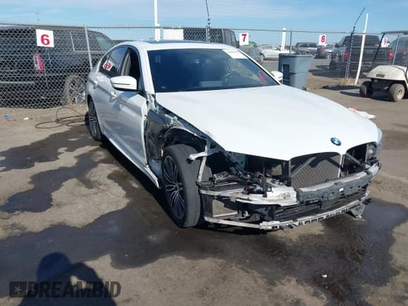 ✅ 2018 BMW 5 Series 540i • VIN: WBAJE5C50JWA92817 • Lot: 42808041. Listed on IAAI with 85,752 mi. Free auction sales archive from the USA and detailed vehicle history report at DreamBid. Image 1.