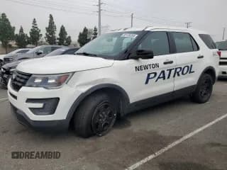 ✅ 2017 Ford Police Interceptor Utility • VIN: 1FM5K8AR1HGA79205 • Lot: 90135095. Listed on Copart with 162,484 mi. Free auction sales archive from the USA and detailed vehicle history report at DreamBid. Image 1.