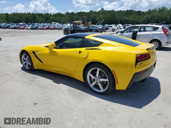 ✅ 2014 Chevrolet Corvette 3LT • VIN: 1G1YF2D71E5120204 • Lot: 64175275. Listed on Copart with 65,111 mi. Free auction sales archive from the USA and detailed vehicle history report at DreamBid. Image 2.
