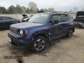 ✅ 2017 Jeep Renegade Sport • VIN: ZACCJBAB2HPG56468 • Lot: 87229995. Wystawiony na Copart z przebiegiem 114 565 mil. Bezpłatny archiwum sprzedaży aukcyjnych z USA i szczegółowy raport historii pojazdu na DreamBid. Zdjęcie 1.