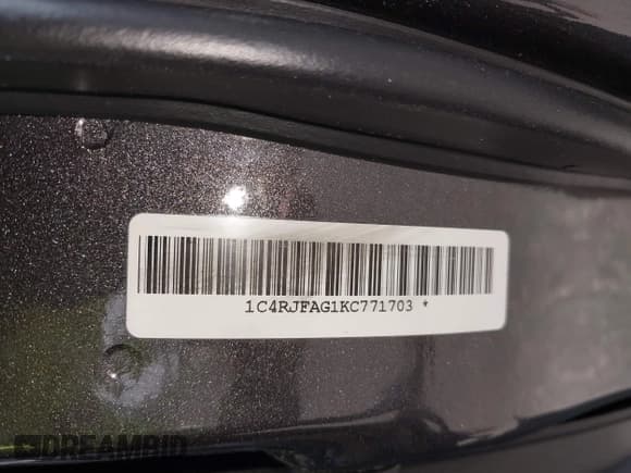 ✅ 2019 Jeep Grand Cherokee Upland • VIN: 1C4RJFAG1KC771703 • Lot: 43091265. Listed on IAAI with 110,345 mi. Free auction sales archive from the USA and detailed vehicle history report at DreamBid. Image 9.