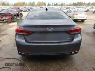 2015 Hyundai Genesis 3.8L z VIN KMHGN4JEXFU101125, wystawiony jako Copart lot #77968564 z przebiegiem 32 522 mil mil oraz Szkoda całkowita • Salvage title. Historia ofert i sprzedaży dostępna na DreamBid. Obrazek 6.