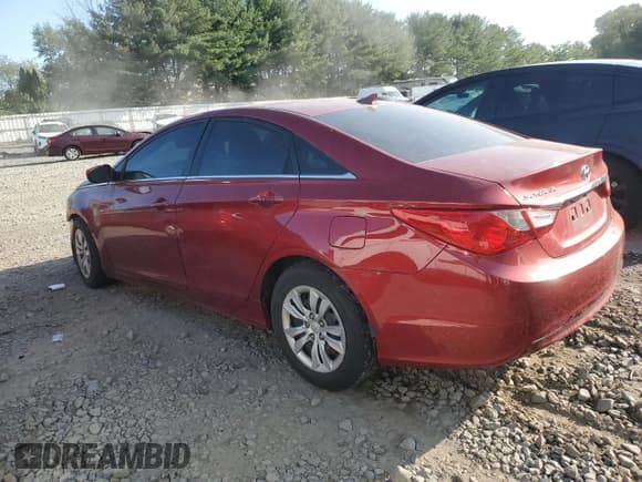 ✅ 2012 Hyundai Sonata GLS • VIN: 5NPEB4AC8CH432911 • Lot: 68086864. Listed on Copart with Not provided. Free auction sales archive from the USA and detailed vehicle history report at DreamBid. Image 2.