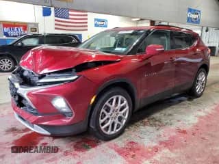 2024 Chevrolet Blazer LT with VIN 3GNKBJRS7RS153873, listed as a Copart auction lot 45945605 with 11,653 mi miles and Salvage title. Bid and sale history available at DreamBid. Image 1.