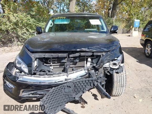 ✅ 2017 Infiniti QX80 • VIN: JN8AZ2NE1H9154741 • Lot: 43524999. Listed on IAAI with 143,004 mi. Free auction sales archive from the USA and detailed vehicle history report at DreamBid. Image 12.