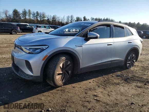 ✅ 2022 Volkswagen ID.4 Pro • VIN: WVGRMPE2XNP048629 • Lot: 79921583. Listed on Copart with 11,672 mi. Free auction sales archive from the USA and detailed vehicle history report at DreamBid. Image 1.