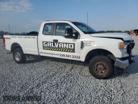 ✅ 2022 Ford F-250 XL • VIN: 1FT7X2B68NEG43777 • Lot: 50812725. Listed on Copart with 28,865 mi. Free auction sales archive from the USA and detailed vehicle history report at DreamBid. Image 4.