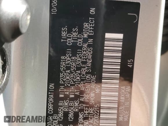 ✅ 2007 Lexus RX 400h • VIN: JTJGW31U272002215 • Лот: 90912615. Опубликован ранее на Copart с пробегом 211 493 миль. Бесплатный доступ к архиву аукционных продаж из США и подробный отчёт об истории автомобиля на DreamBid. Изображение 13.