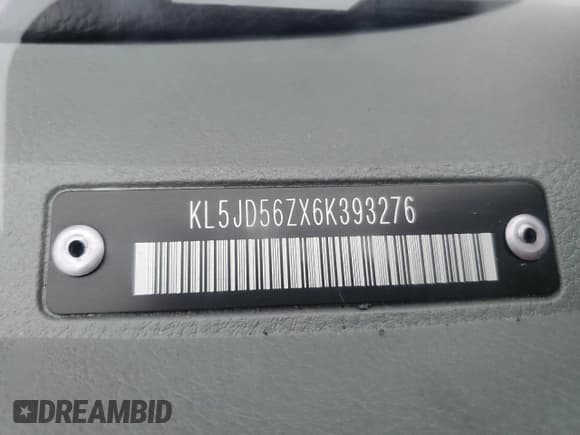 ✅ 2006 Suzuki Forenza • VIN: KL5JD56ZX6K393276 • Lot: 51622275. Listed on Copart with 56,630 mi. Free auction sales archive from the USA and detailed vehicle history report at DreamBid. Image 12.