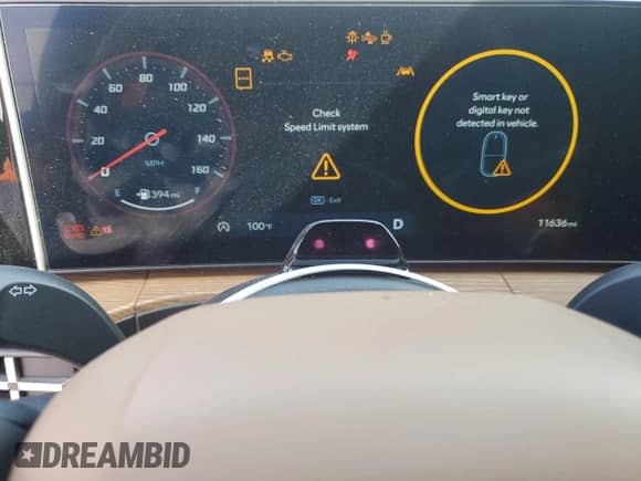 2024 Hyundai Santa Fe Limited z VIN 5NMP44GL1RH062482, wystawiony jako Copart lot #64969995 z przebiegiem 11 636 mil mil oraz Szkoda całkowita • Salvage title. Historia ofert i sprzedaży dostępna na DreamBid. Obrazek 9.