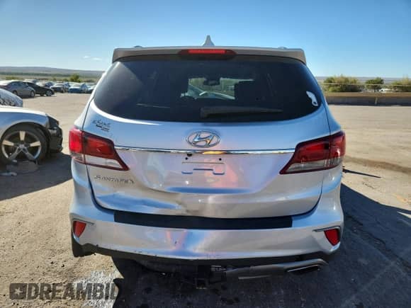2017 Hyundai Santa Fe SE z VIN KM8SM4HF3HU235974, wystawiony jako Copart lot #82238885 z przebiegiem 98 649 mil mil oraz Szkoda całkowita • Salvage title. Historia ofert i sprzedaży dostępna na DreamBid. Obrazek 6.