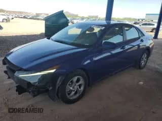 2022 Hyundai Elantra SE with VIN 5NPLL4AG3NH062414, listed as a Copart auction lot 61158025 with 62,077 mi miles and Salvage title. Bid and sale history available at DreamBid. Image 1.