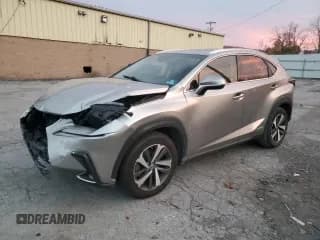 ✅ 2018 Lexus NX 300h • VIN: JTJBJRBZ7J2080244 • Lot: 90786595. Listed on Copart with 112,694 mi. Free auction sales archive from the USA and detailed vehicle history report at DreamBid. Image 1.