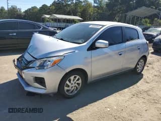 ✅ 2021 Mitsubishi Mirage ES • VIN: ML32AUHJ8MH002227 • Лот: 86808985. Опубликован ранее на Copart с пробегом 76 879 миль. Бесплатный доступ к архиву аукционных продаж из США и подробный отчёт об истории автомобиля на DreamBid. Изображение 1.