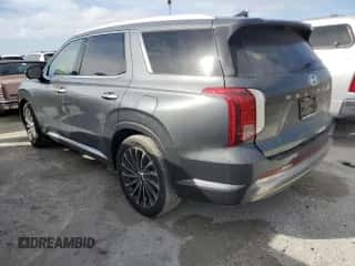 2023 Hyundai Palisade Calligraphy с VIN KM8R74GE5PU520494, выставлен на аукционе Copart как лот 74880124 с пробегом 25 581 миль миль и На запчасти • Non repairable. История ставок и продаж доступна на DreamBid. Изображение 2.