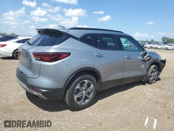 ✅ 2023 Chevrolet Blazer LT • VIN: 3GNKBDR43PS161131 • Lot: 62595695. Listed on Copart with 28,772 mi. Free auction sales archive from the USA and detailed vehicle history report at DreamBid. Image 3.