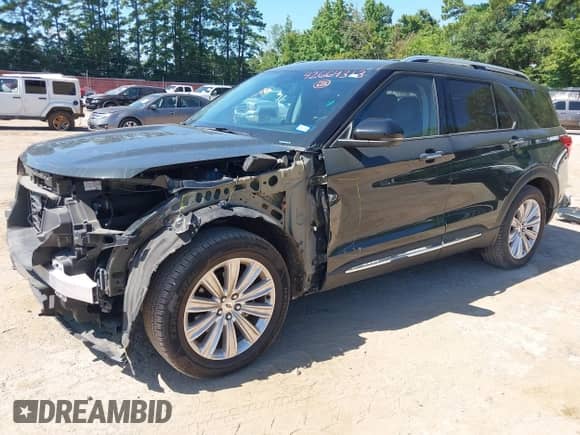 2023 Ford Explorer Limited with VIN 1FMSK7FH5PGB28501, listed as a IAAI auction lot 42812495 with 25,147 mi miles and . Bid and sale history available at DreamBid. Image 2.