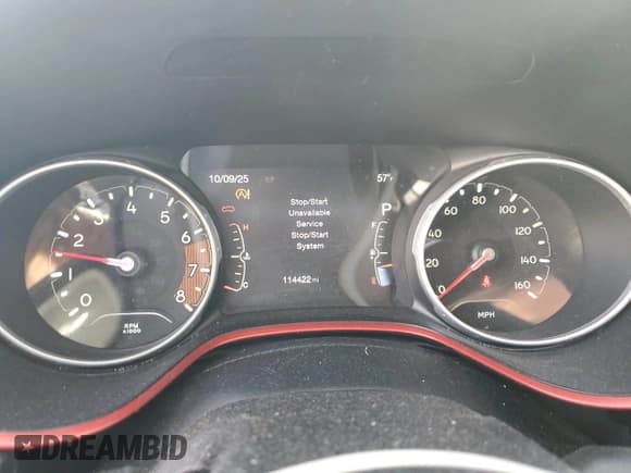 ✅ 2017 Jeep Compass Trailhawk • VIN: 3C4NJDDB1HT641064 • Lot: 85491325. Listed on Copart with 114,422 mi. Free auction sales archive from the USA and detailed vehicle history report at DreamBid. Image 9.