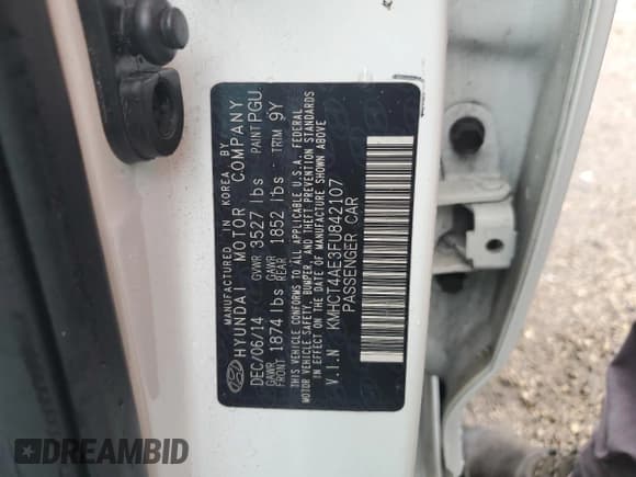 ✅ 2015 Hyundai Accent GLS • VIN: KMHCT4AE3FU842107 • Лот: 79235044. Опубликован ранее на Copart с пробегом 116 628 миль. Бесплатный доступ к архиву аукционных продаж из США и подробный отчёт об истории автомобиля на DreamBid. Изображение 12.