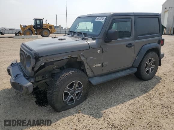 ✅ 2020 Jeep Wrangler Sport S • VIN: 1C4GJXAN7LW177595 • Lot: 60452045. Listed on Copart with 119,351 mi. Free auction sales archive from the USA and detailed vehicle history report at DreamBid. Image 1.